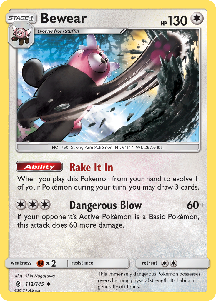 Bewear card