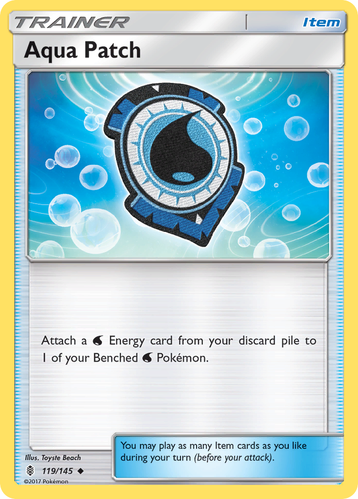 Aqua Patch card