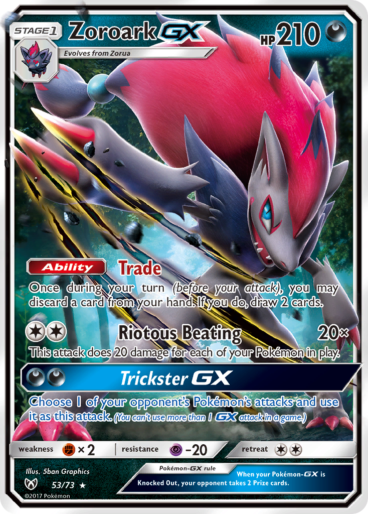 Zoroark-GX card