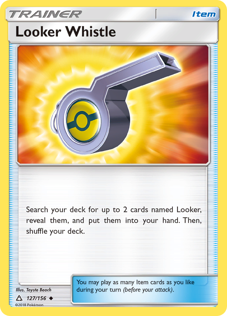 Looker Whistle card
