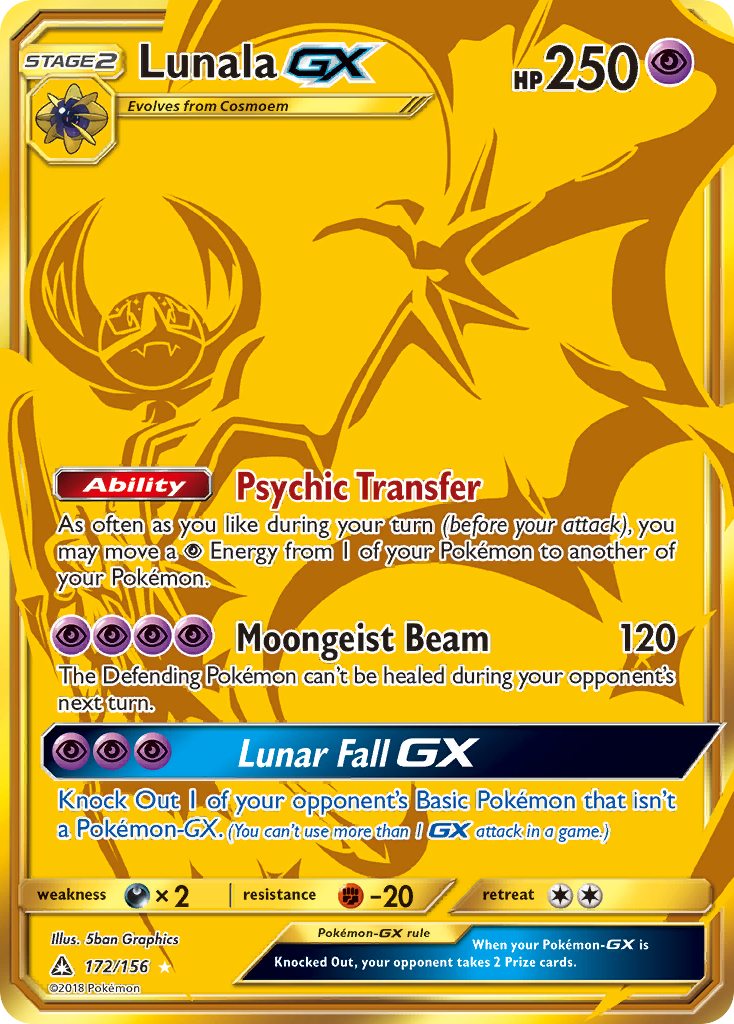 Lunala-GX card