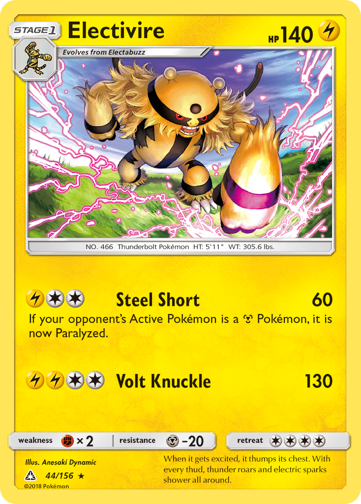 Electivire card
