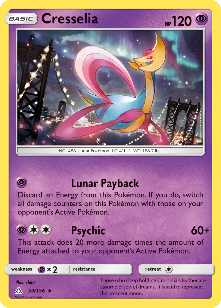 Cresselia card