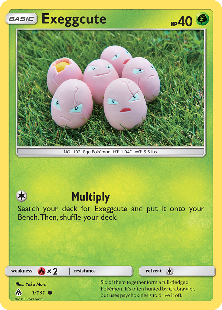 Exeggcute card