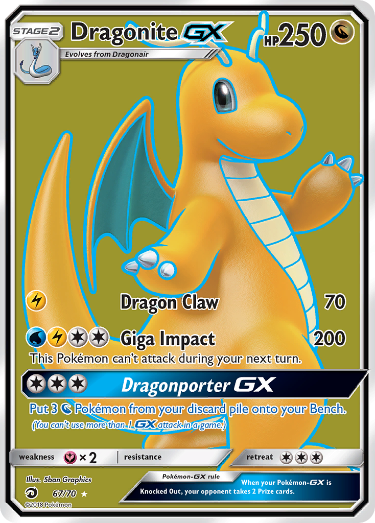 Dragonite-GX card