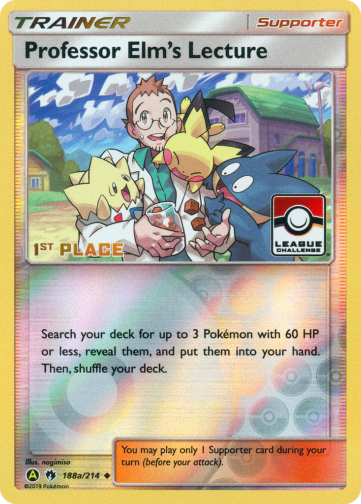 Professor Elm's Lecture card