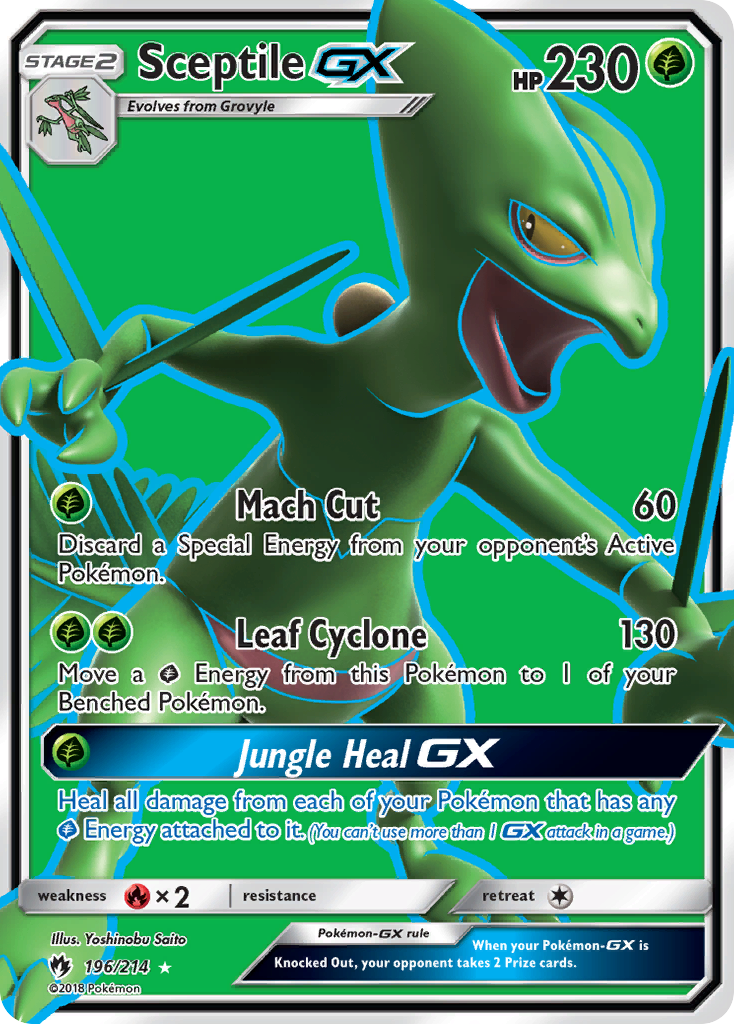 Sceptile-GX card