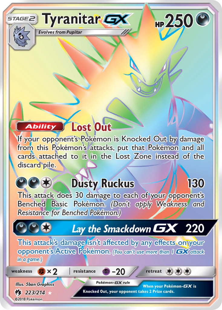 Tyranitar-GX card
