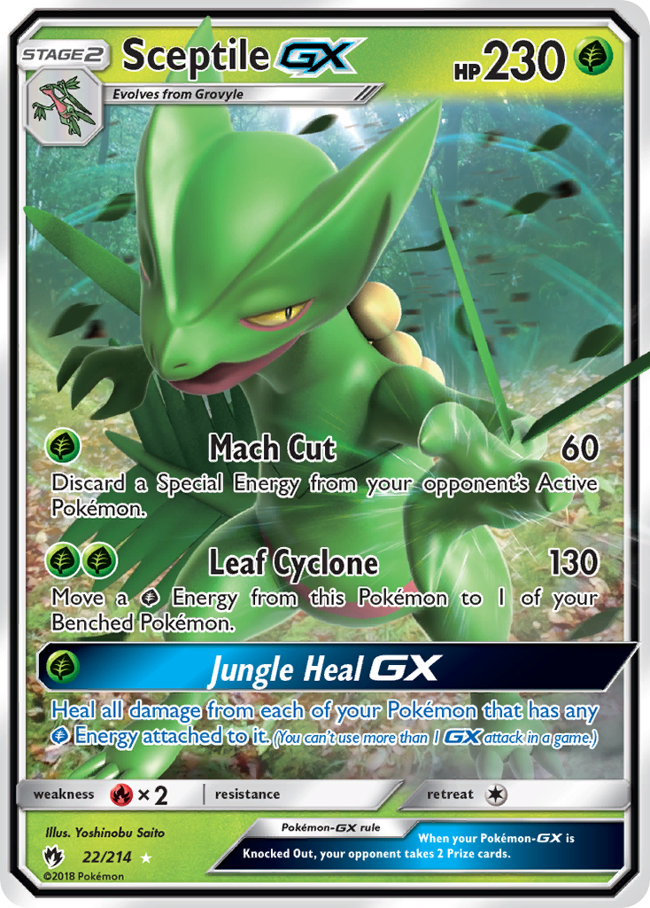 Sceptile-GX card