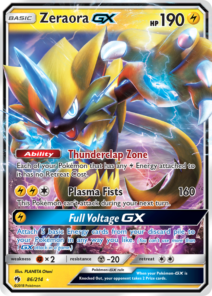 Zeraora-GX card