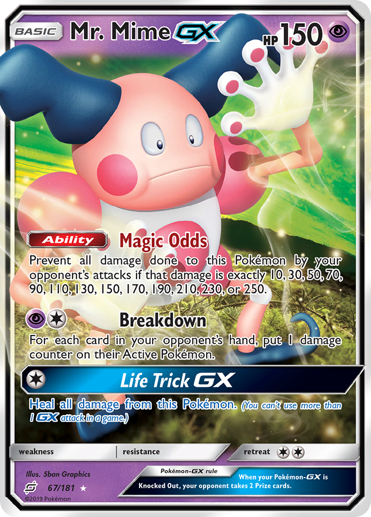 Mr. Mime-GX card