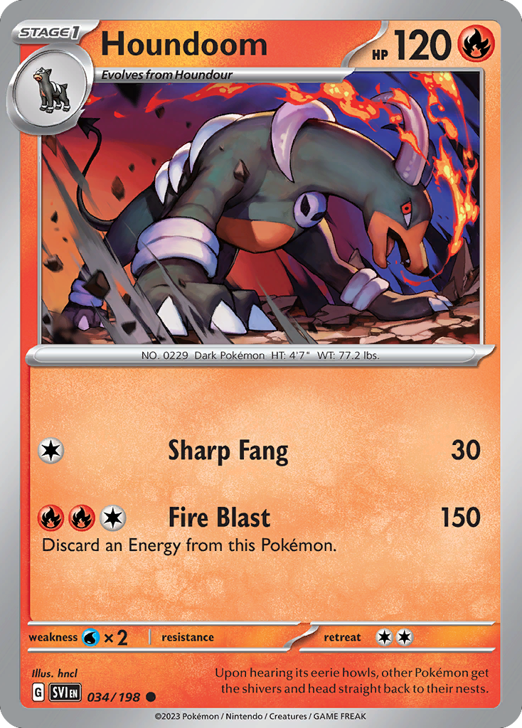 Houndoom card