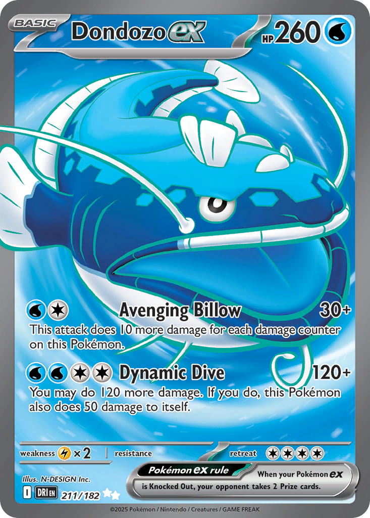 Dondozo ex card