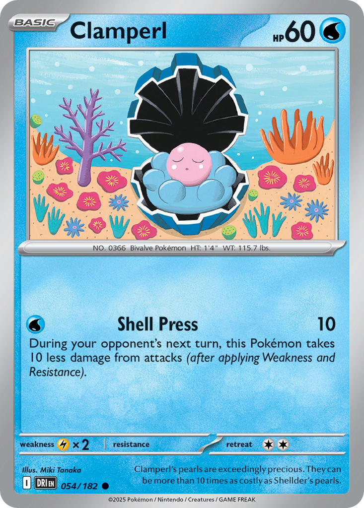 Clamperl card