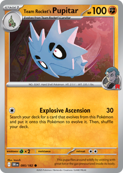Team Rocket's Pupitar