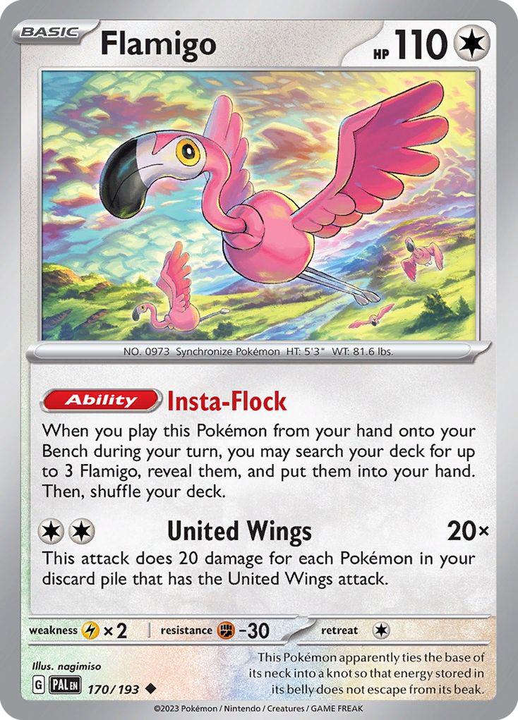 Flamigo card