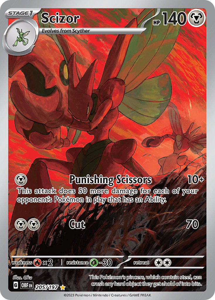 Scizor card