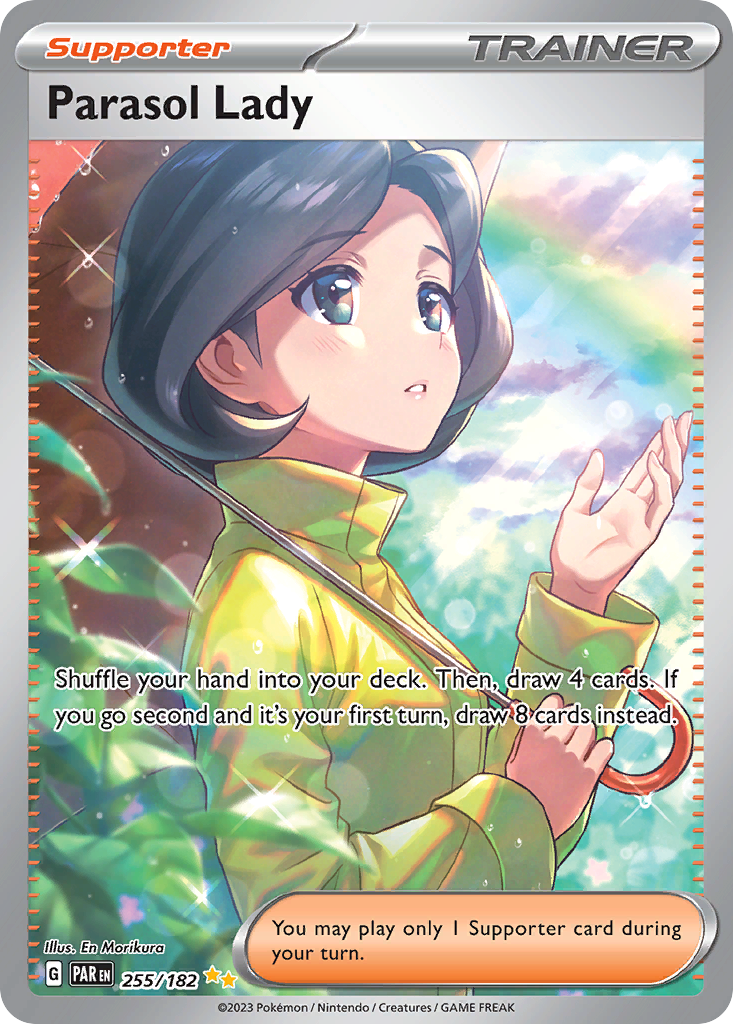 Parasol Lady card