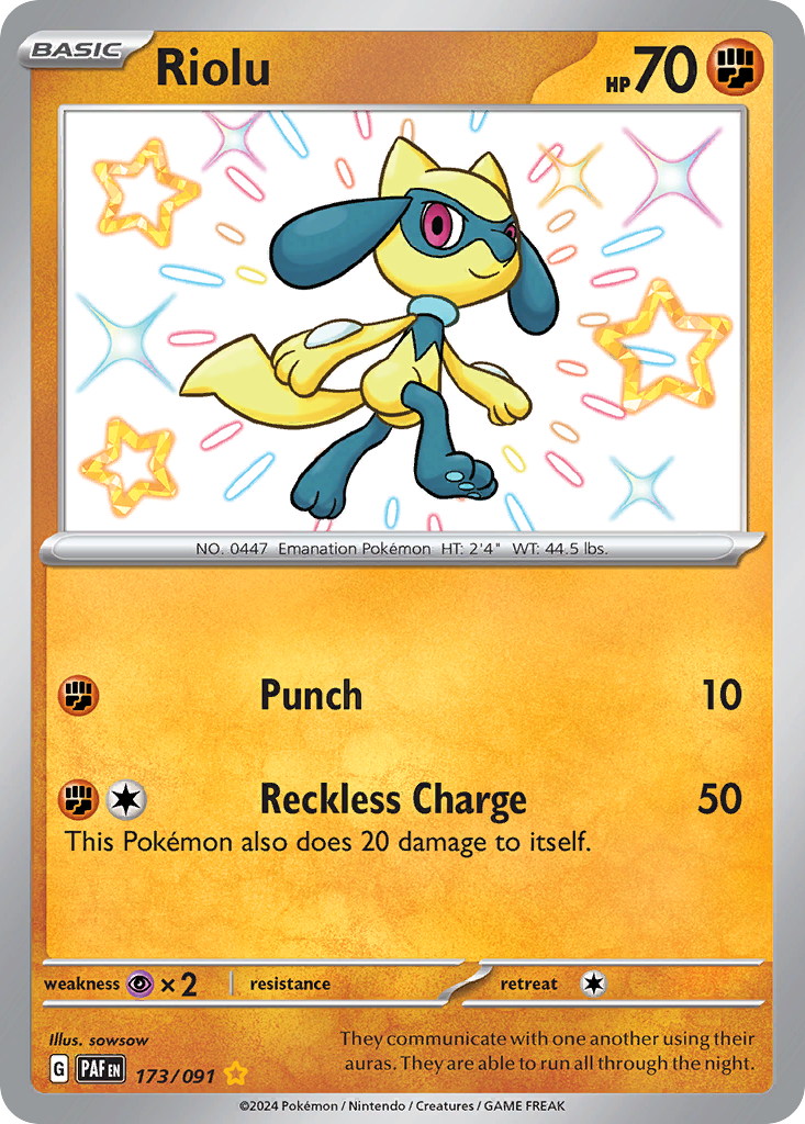 Riolu card