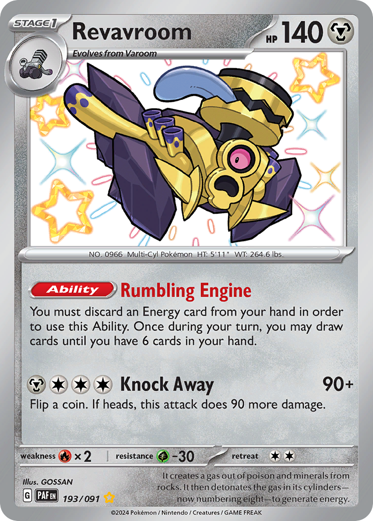 Revavroom card