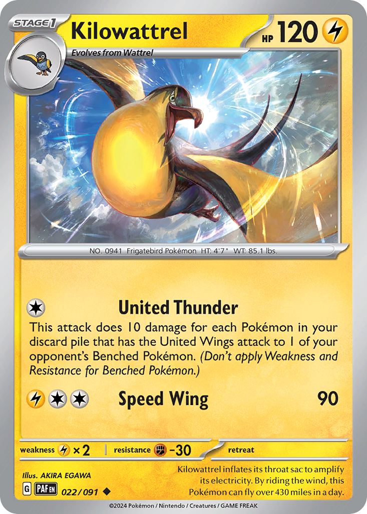 Kilowattrel card