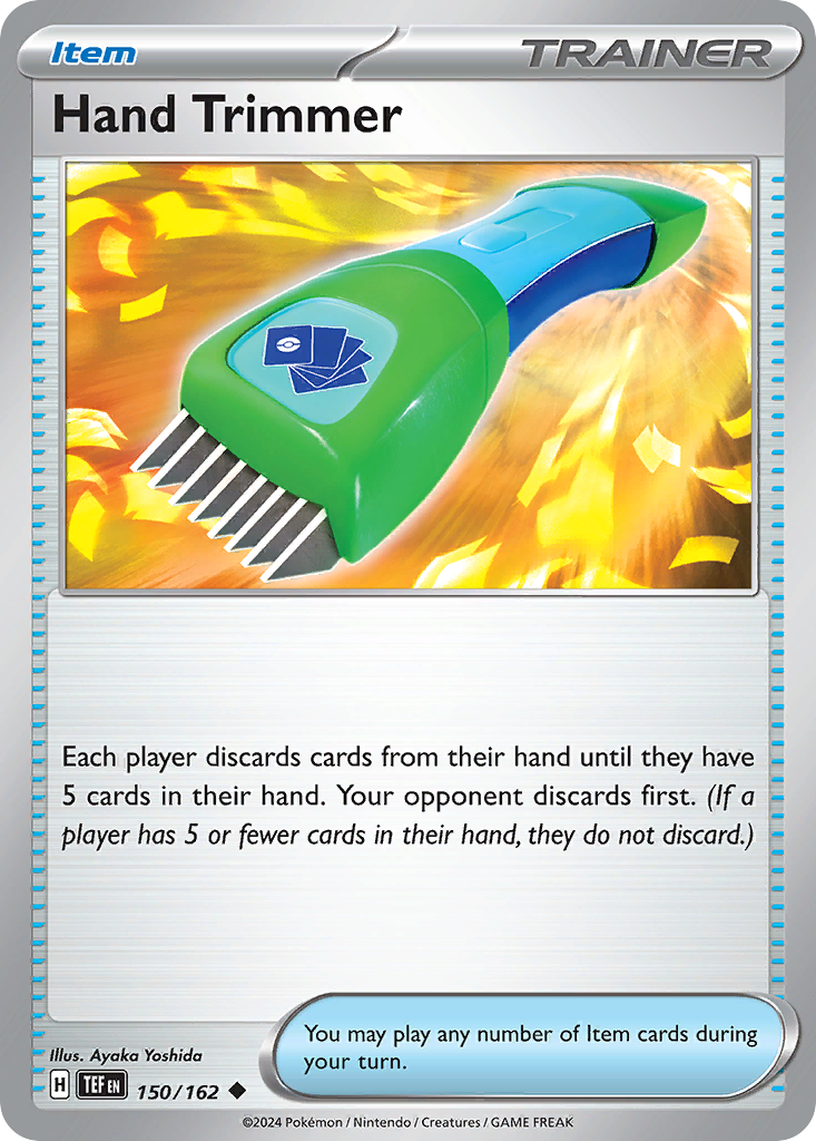 Hand Trimmer card