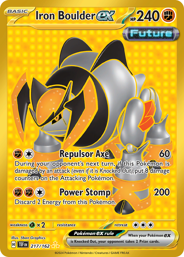 Iron Boulder ex card