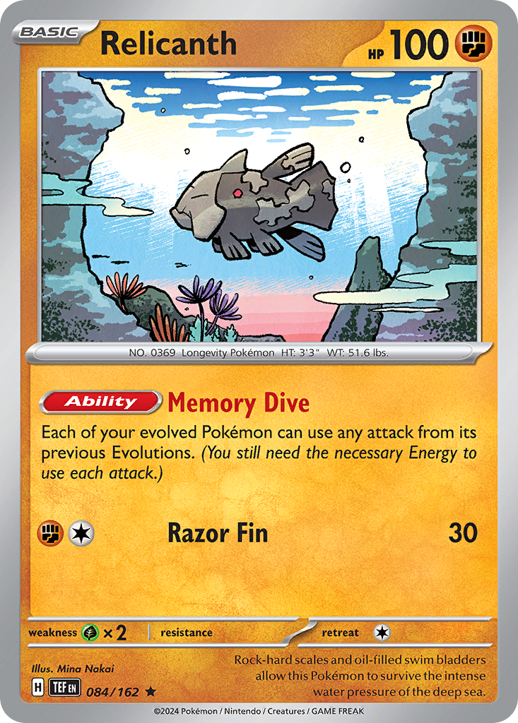 Relicanth card