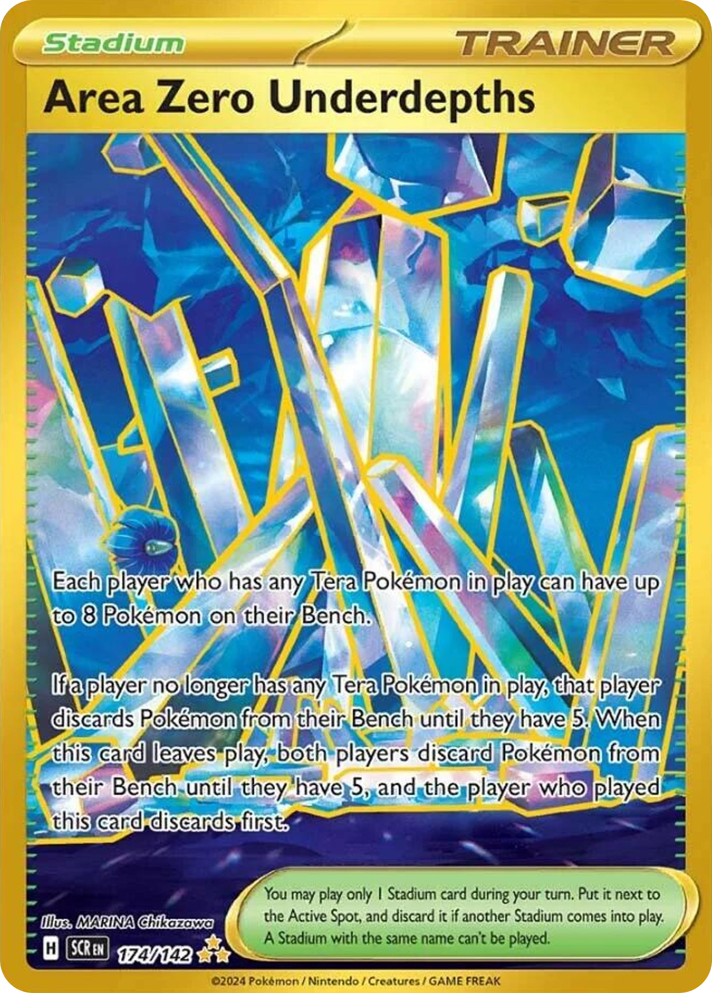 Area Zero Underdepths card