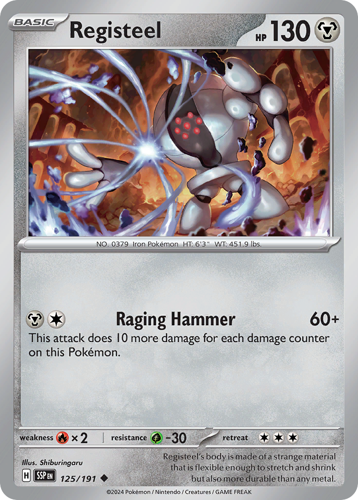Registeel card
