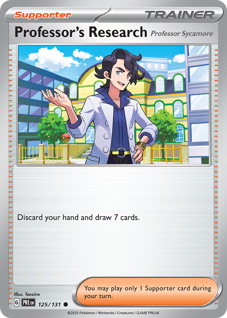 Professor's Research card