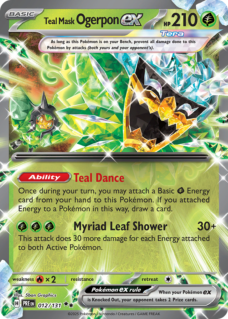 Teal Mask Ogerpon ex card