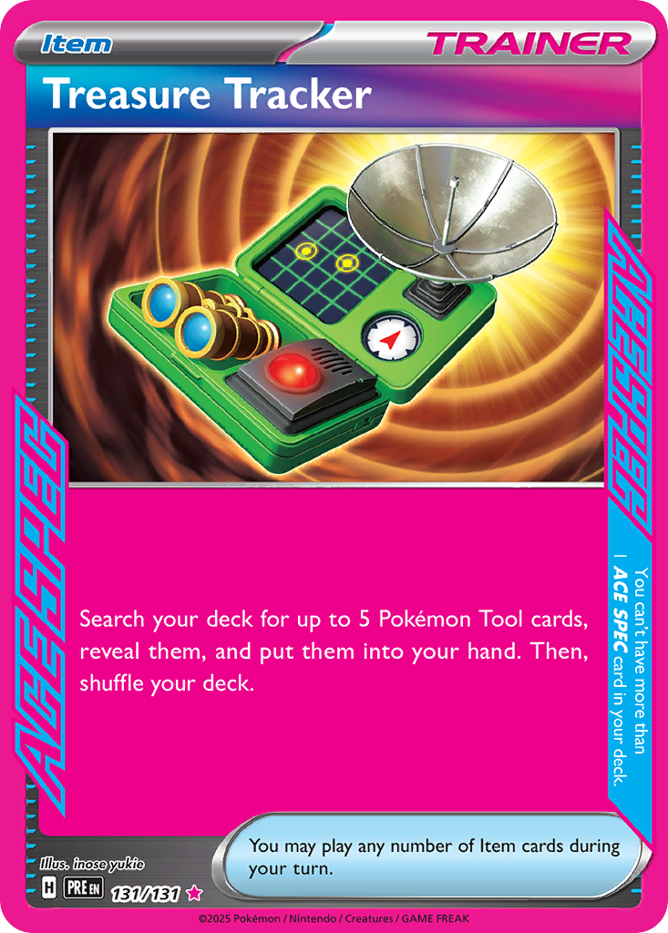 Treasure Tracker card
