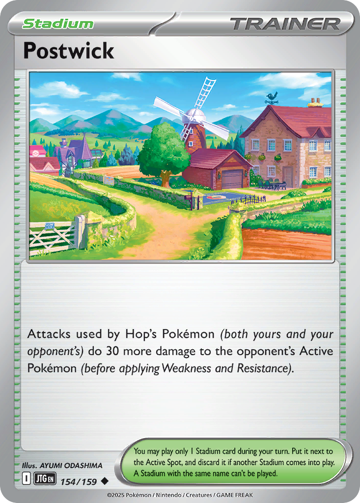 Postwick card