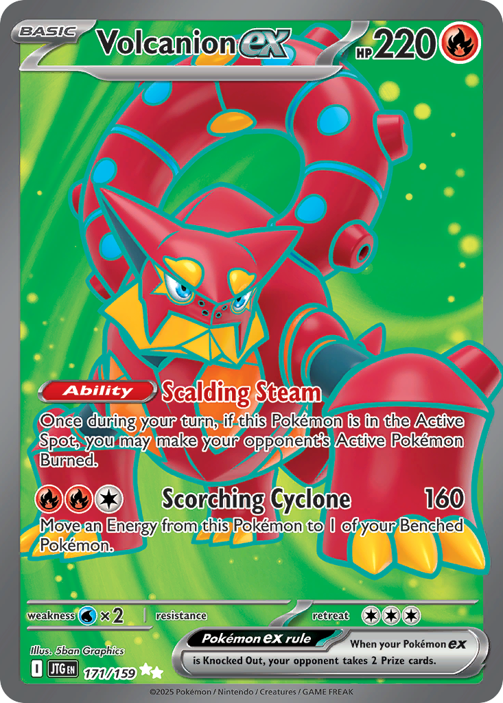 Volcanion ex card