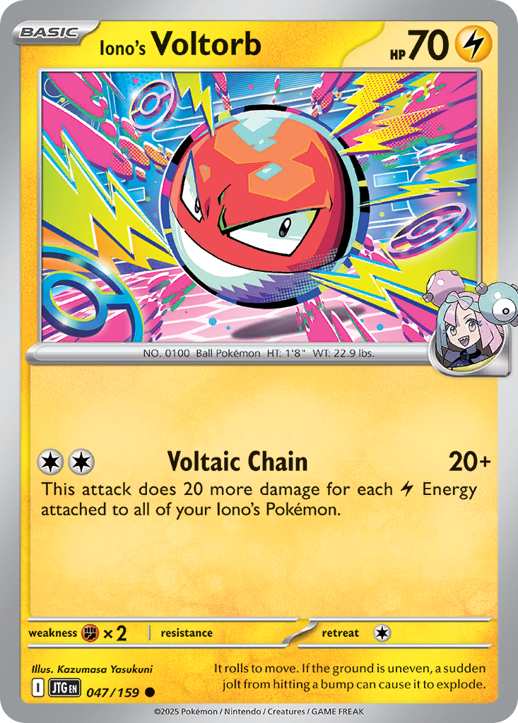 Iono's Voltorb card