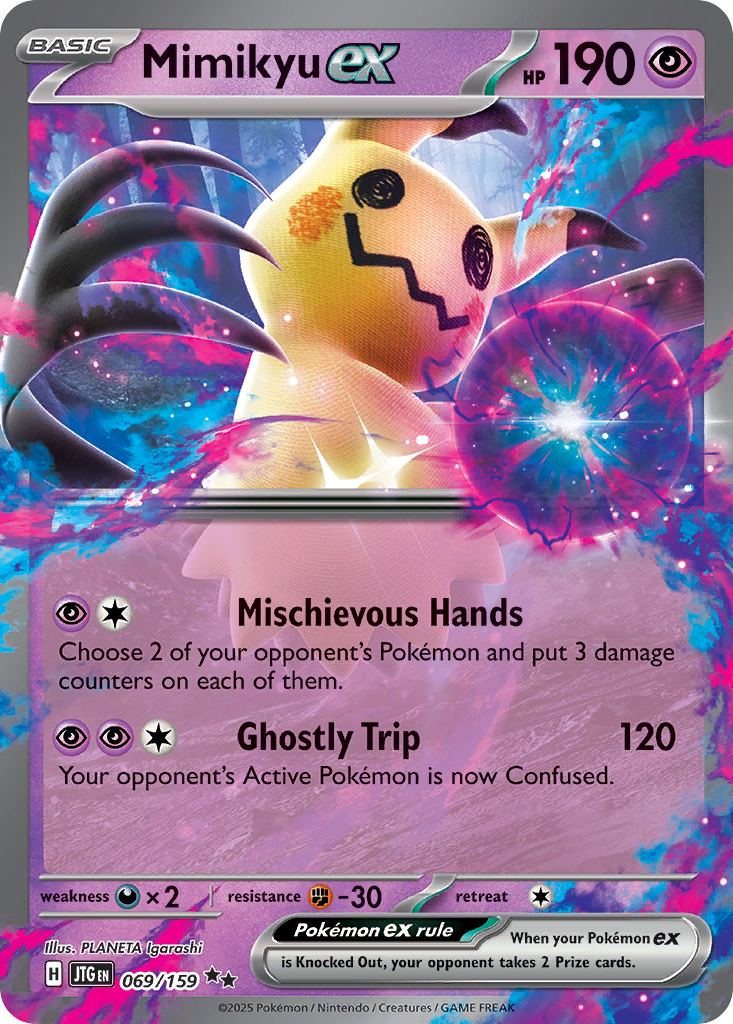 Mimikyu ex card