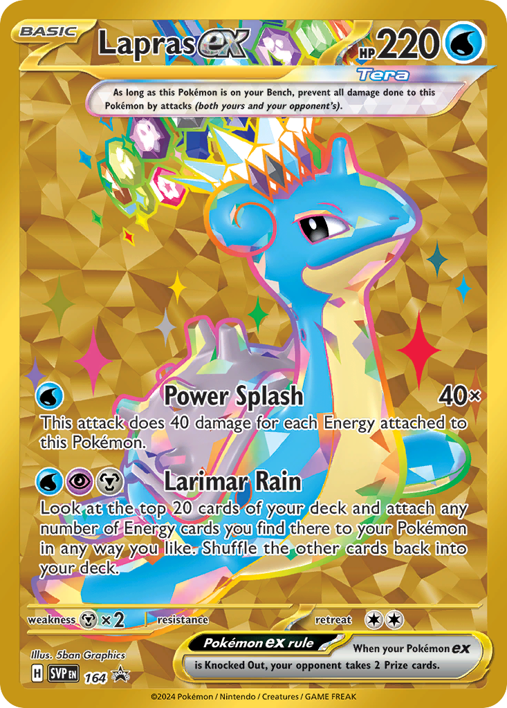 Lapras ex card