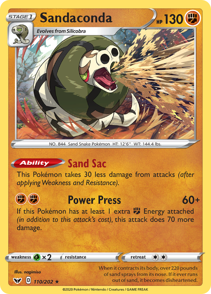 Sandaconda card