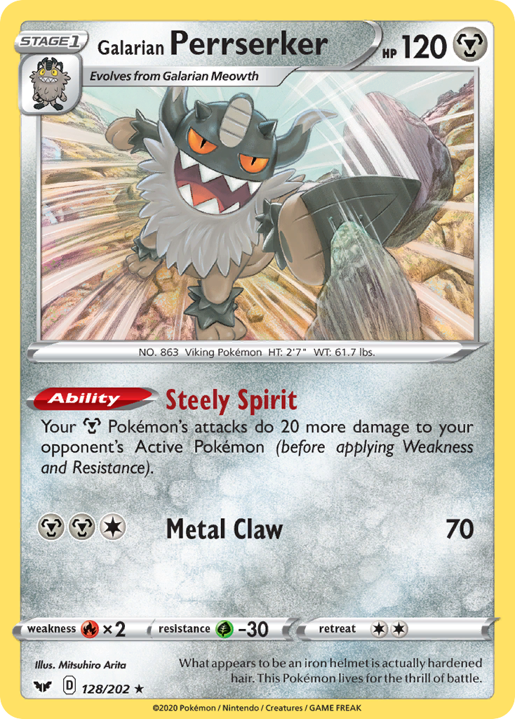 Galarian Perrserker card