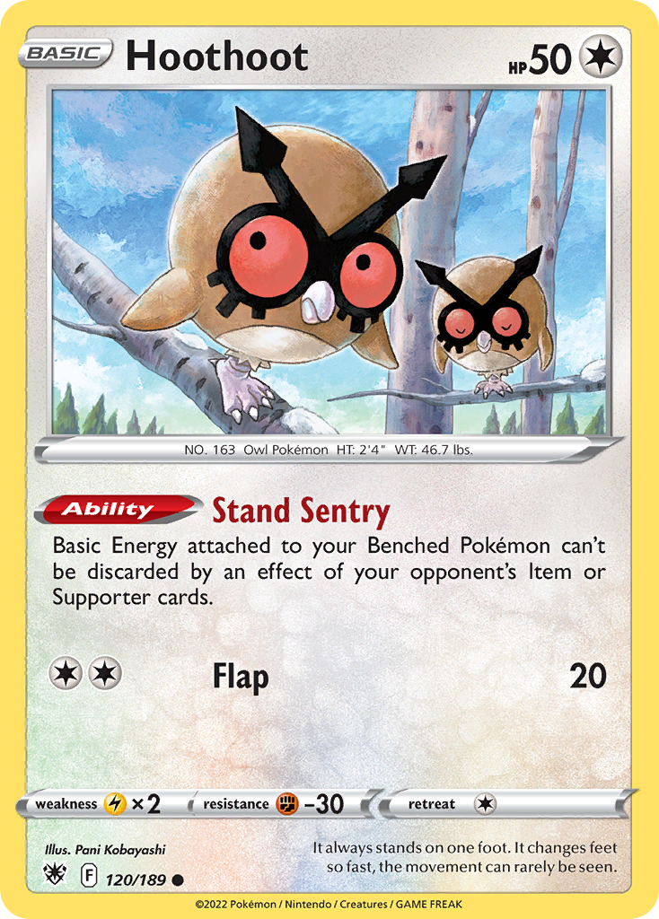 Hoothoot card