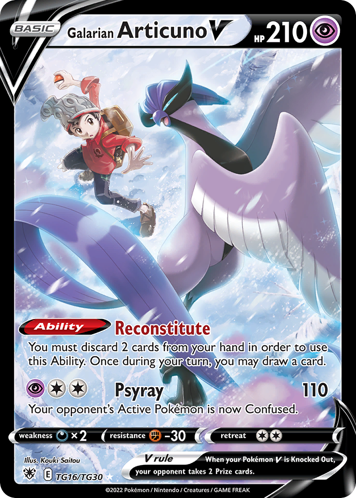 Galarian Articuno V card