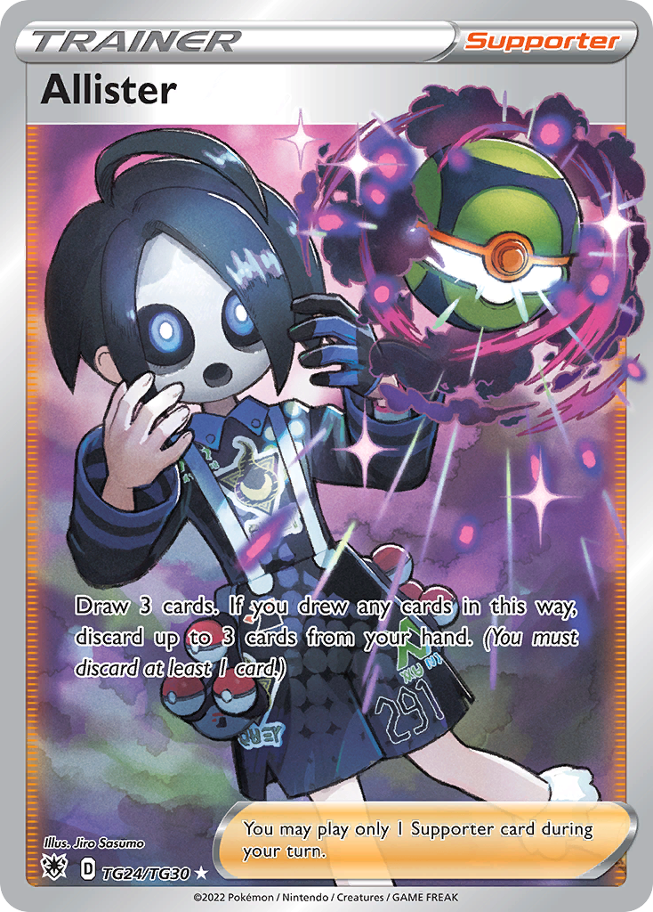 Allister card