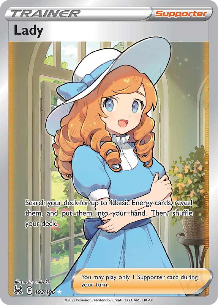 Lady card