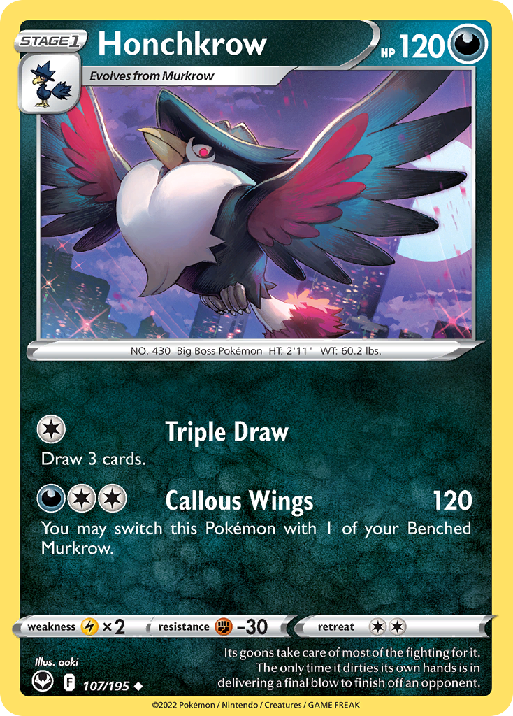 Honchkrow card