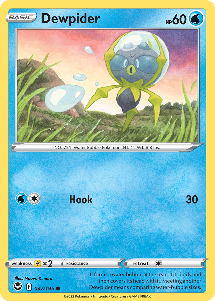 Dewpider card