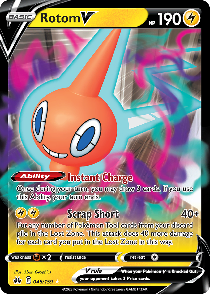 Rotom V card