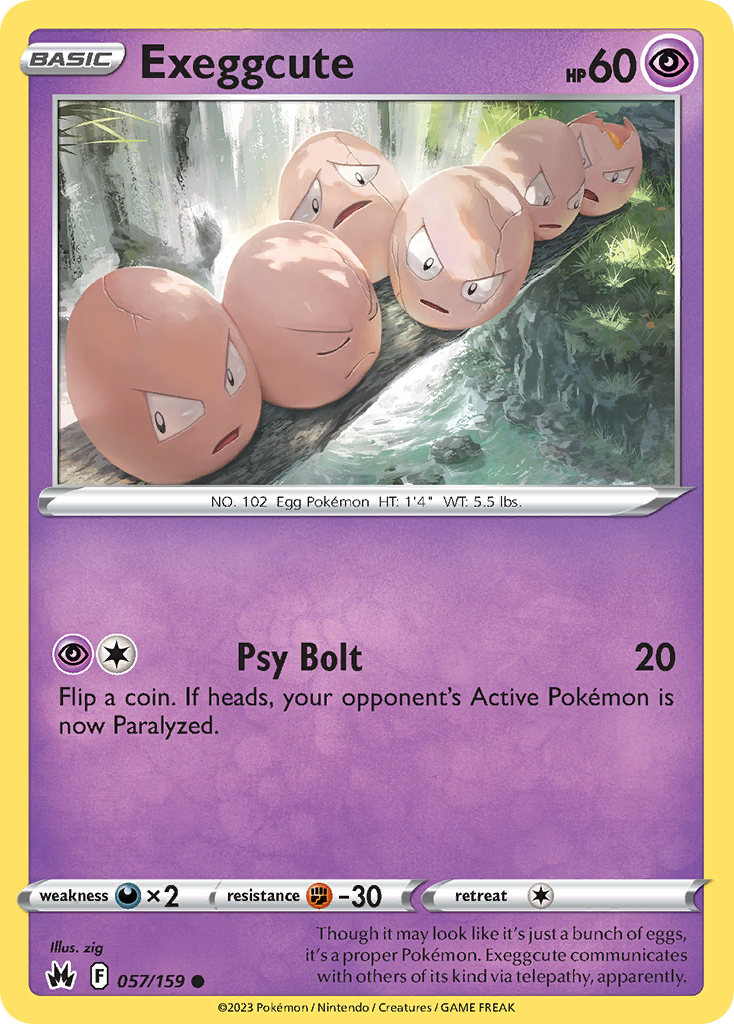 Exeggcute card