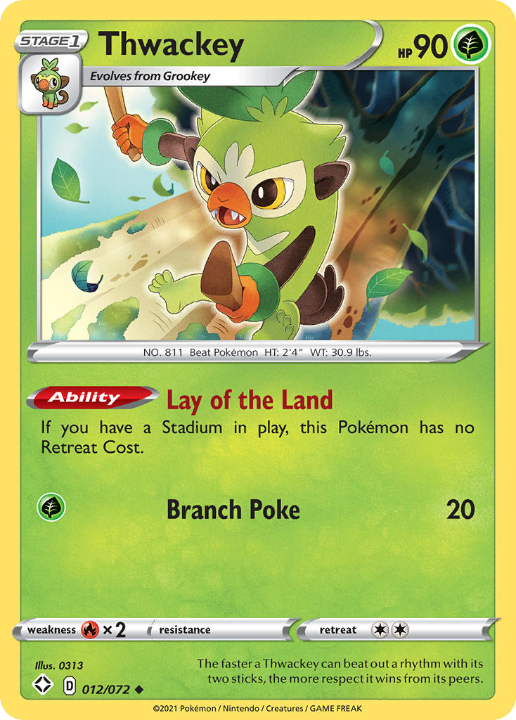 Thwackey card