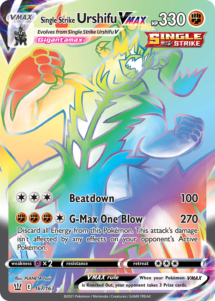 Single Strike Urshifu VMAX card